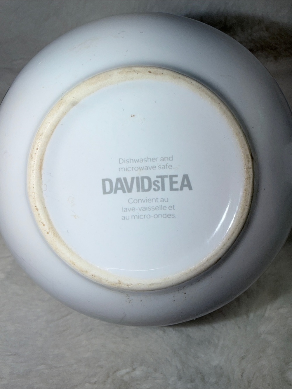 David’s Tea White Ceramic Teapot with Blue Branch & Red Bird Motif 🦢 - Picture 4 of 4